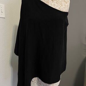 Black off should chicos pancho one size